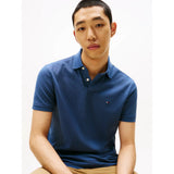 Tommy Hilfiger 1985 Regular Fit Pique Polo Shirt Aegean Sea