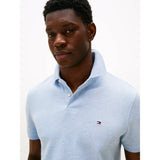 Tommy Hilfiger 1985 Regular Fit Pique Polo Shirt In Heathered Blue