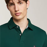 Tommy Hilfiger 1985 Regular Fit Pique Polo Shirt In Ornamental Green