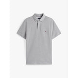 Tommy Hilfiger 1985 Regular Fit Polo Shirt In Medium Grey Heather