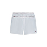Tommy Hilfiger 2 Pair Woven Boxer Print In Ithaca Stripe Sky Blue