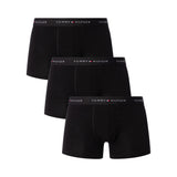 Tommy Hilfiger 3 Pack Signature Cotton Trunks In Black