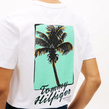 Tommy Hilfiger Back Photo Print Jersey T-Shirt In White