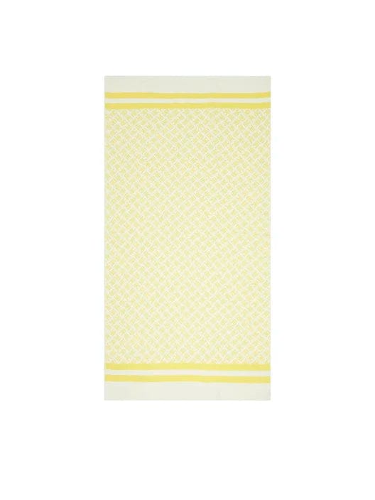 Tommy Hilfiger Beach Summer Mono Scarf in Yellow Tulip