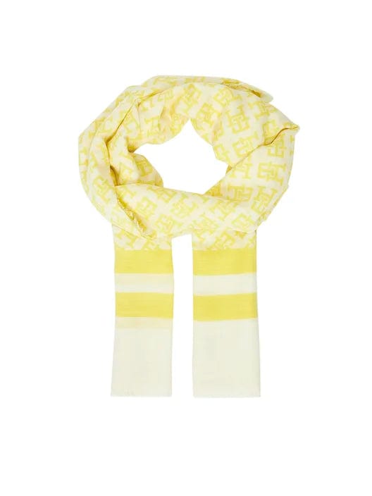 Tommy Hilfiger Beach Summer Mono Scarf in Yellow Tulip