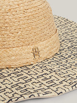 Tommy Hilfiger Beach Summer Straw Hat in Calico