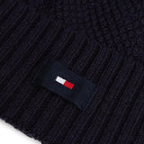 Tommy Hilfiger Beanie Flag Cable Elevated Space Blue