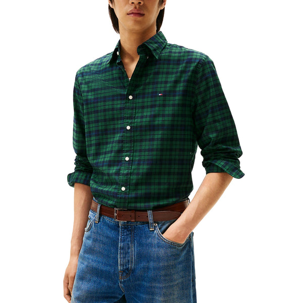 Tommy Hilfiger Blackwatch Regular Fit Check Shirt In Preppy Navy