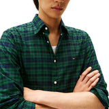 Tommy Hilfiger Blackwatch Regular Fit Check Shirt In Preppy Navy