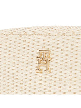 Tommy Hilfiger City Mono Crossover Bag in Natural Raffia