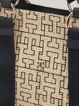Tommy Hilfiger City Monogram Tote in Space Blue