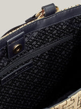 Tommy Hilfiger City Monogram Tote in Space Blue