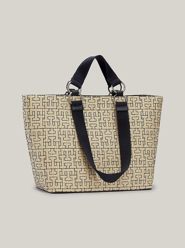 Tommy Hilfiger City Monogram Tote in Space Blue
