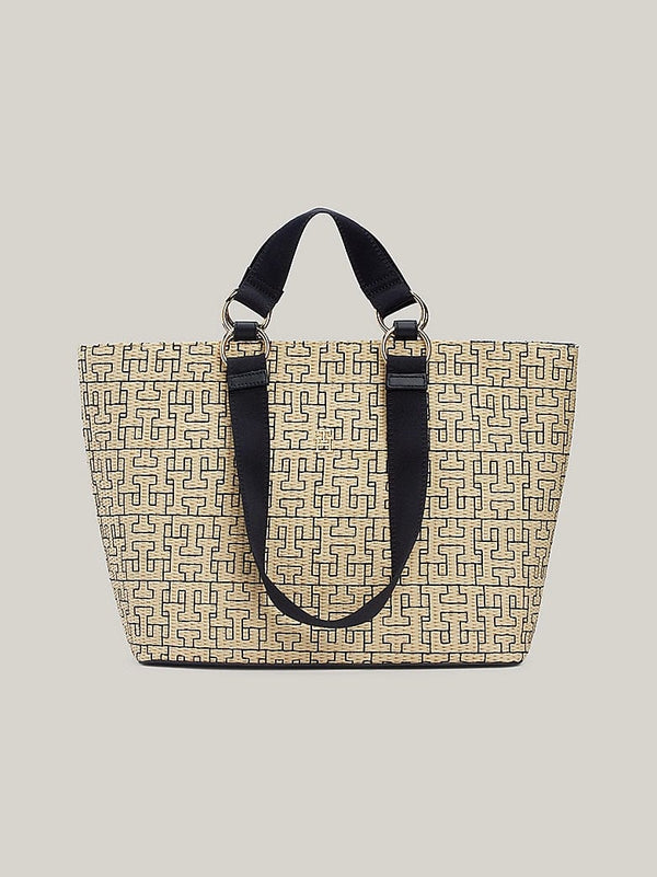 Tommy Hilfiger City Monogram Tote in Space Blue