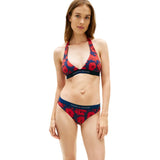 Tommy Hilfiger Classic Bikini Print Poppy Dark Night Navy