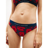 Tommy Hilfiger Classic Bikini Print Poppy Dark Night Navy