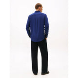 Tommy Hilfiger Corduroy Printed Shirt In Preppy Navy