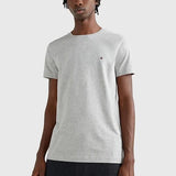 Tommy Hilfiger Core Stretch Slim Cneck Tee - Light Grey Heather