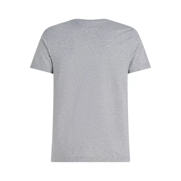 Tommy Hilfiger Core Stretch Slim Fit Crew Neck T-Shirt in Light Grey Heather