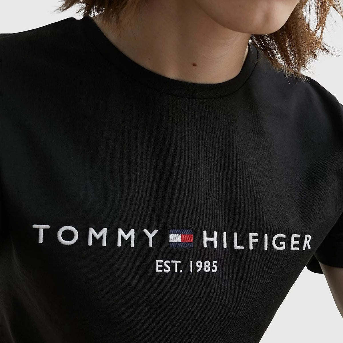 Tommy Hilfiger Core Tommy Logo Tee Jet Black