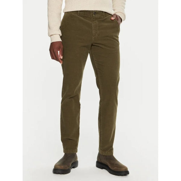 Tommy Hilfiger Denton Chino Corduroy In Army Green