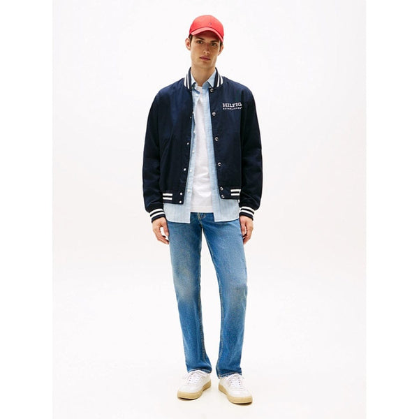 Tommy Hilfiger Denton Faded Straight Leg Jeans In Light Blue