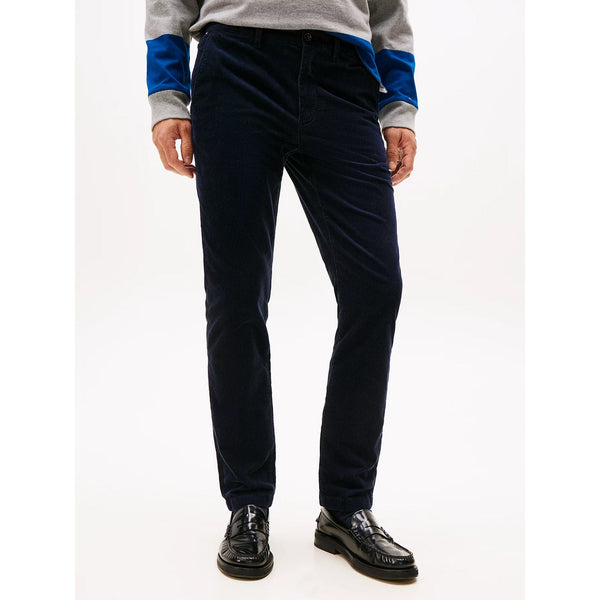 Tommy Hilfiger Denton Straight Corduroy Chinos In Dark Blue Cord