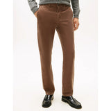 Tommy Hilfiger Denton Straight Corduroy Chinos In Dark Brown
