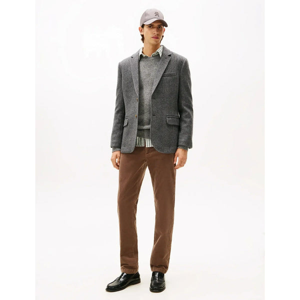 Tommy Hilfiger Denton Straight Corduroy Chinos In Dark Brown