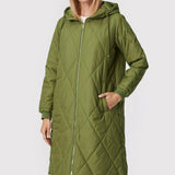 Tommy Hilfiger Diamond-Quilted Sorona® Coat Green