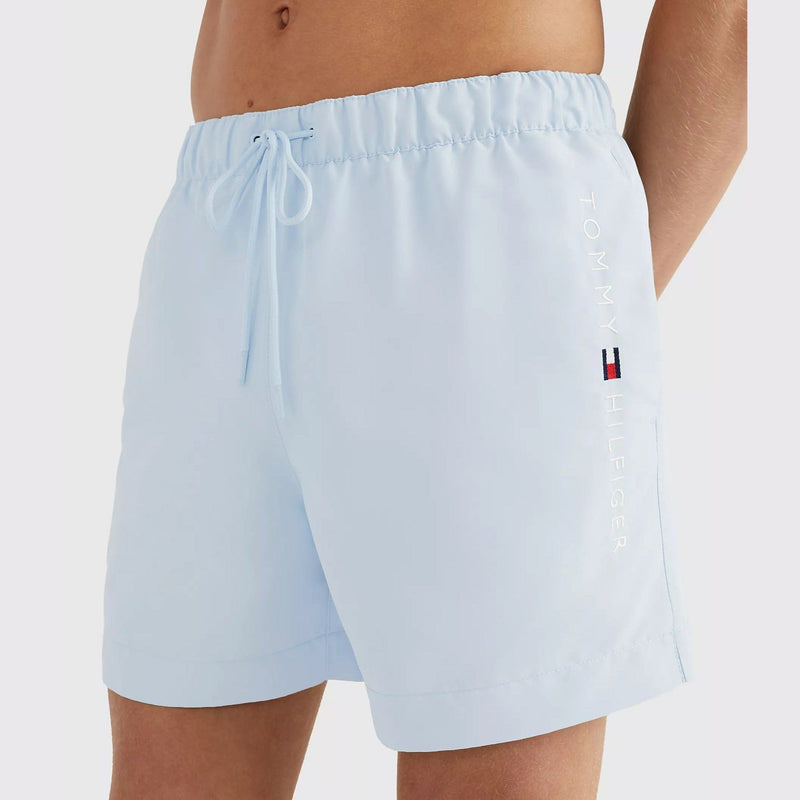 Tommy Hilfiger Drawstring Swim Shorts Breezy Blue