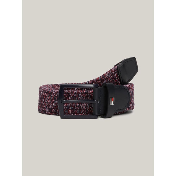 Tommy Hilfiger Elastic Braided Belt In Space Blue
