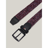 Tommy Hilfiger Elastic Braided Belt In Space Blue
