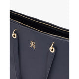 Tommy Hilfiger Emblem Tote In Space Blue