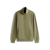Tommy Hilfiger Essential Intechno 1/4 Zip In Battle Green