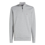 Tommy Hilfiger Essential Intechno 1/4 Zip In Grey Heather