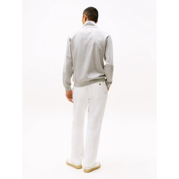 Tommy Hilfiger Essential Intechno 1/4 Zip In Grey Heather