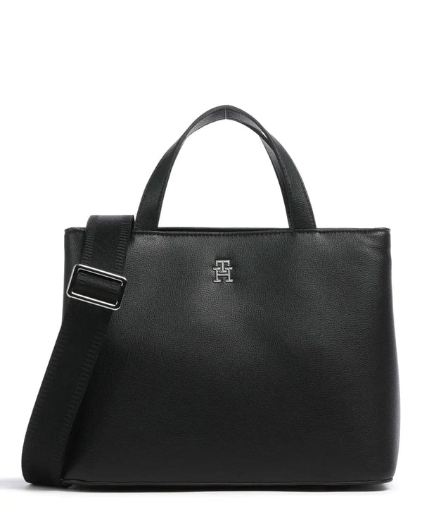 Tommy Hilfiger Essential SC Satchel Bag in Black