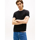 Tommy Hilfiger Essential Solid Pocket Tee In Black