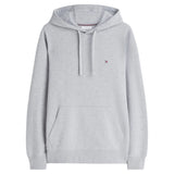 Tommy Hilfiger Essential Terry Cotton Hoody in Light Grey Heather