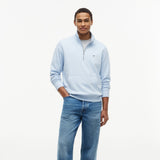 Tommy Hilfiger Essential Terry Quarter Zip in Breezy Blue