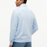 Tommy Hilfiger Essential Terry Quarter Zip in Breezy Blue