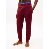 Tommy Hilfiger Essentials Waffle Pant In Deep Rouge