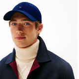 Tommy Hilfiger Flag Corduroy Baseball Cap In Preppy Navy