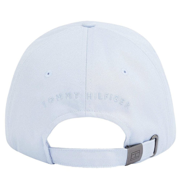 Tommy Hilfiger Flag Cotton 6 Panel Cap In Breezy Blue