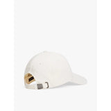 Tommy Hilfiger Flag Embroidery Baseball Cap In Ivory Silk