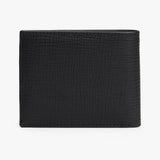 Tommy Hilfiger Flag Leather Bifold Credit Card Wallet In Black