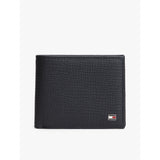 Tommy Hilfiger Flag Leather Bifold Credit Card Wallet In Space Blue