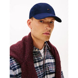 Tommy Hilfiger Flag Twill Six-Panel Baseball Cap In Preppy Navy