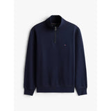 Tommy Hilfiger Fleece Half-Zip Jumper In Navy